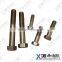 904L uns N08904 stainless steel half thread hex bolt DIN931 astm F55 en 1.4539