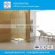 Shower cubicles with tempered laminated glass