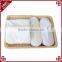 Graceful washable pe rattan fast food bread proving banneton basket
