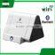 triangle no wifi bluetooth mini portable automatic speaker mobile phone holder mutual induction sound loudspeaker box