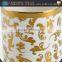 Golden Round Tealight Tea Light Candle Holder Cup Ceramic