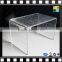 Clear acrylic high end coffee tables PMMA trunk coffee table 3pcs platic nesting end table from shenzhen yidong