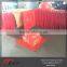 Acrylic plastic fabrication of red hemispheric vacuum forming product