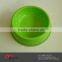 OEM green plastic blister PET bowl by vacuum forming