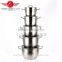 popular shape hot sale in china market stainless steel cookware sets