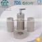 Eco-friendly free-burned ceramic bathroom accessory set, natural white concrete toilet set