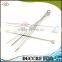 NBRSC 10PCS Stainless Steel BBQ Barbecue Skewers Needle Utensil Fork Kebab Kabob Stick