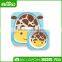 Cream Green Block Design Food Safety Budget Price Melamine Family Dinnerware