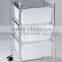 Home Storage Furniture 3-tier Plastic Drawer Trolley Cart PP Drawer Rack