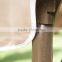 Garden 3 Seats Outdoor Canopy Porch Swing with Steel Frame and Adjustable Canopy