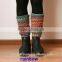 Fashionable Super warm Silk mix, Multi color leg warmer Made in japan