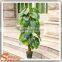 Wholsale China plastiac potted tree indoor decoration artificial green tree fake indoor green tree