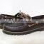 Handsewn Blucher Moccasin Construction Deck Shoes