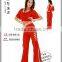 Hot ! 2015 Summer Red color O-neck Lady Sexy Tops , Short Sleeve Sexy Tops
