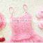 Factory price baby pink lace bikini children's swimwear kids swinwear a little baby swimwear /kids bikini