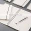 A5/B5 Matte transparent PP cover notebook customizable wire-o notebook with band offce simple notebook