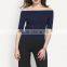 Off the shoulder t shirt impression en chine price china