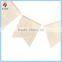 Burlap Pennant Banners for Party Decor, Weddings, and Crafting