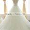 2017 Sexy New Sleeveless A Line Tullle Wedding Dresses Appliqu Beaded Court Train With Buttons Back Bridal Gowns