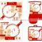 Coffee pattern pot holder set kitchen towels oven gloves
