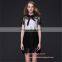 Wholedale Big Brand Slim White Black Color Lace Dress