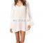 C2 Crochet Trim Cover-Up Ladies Beach Kaftan