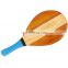 Wholesale Wooden Beach racket sale / 2 beach paddle with 1 ball