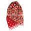 inner mongolia soft 100% lambs wool tartan check plaid shawl scotland ladies woolen thick winter warm wool scarf
