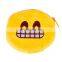 OEM&ODM Accepted Cheap Wholesale Custom Emoji Plush Keychain