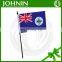 Hot Sale Polyester Custom Plastic Pole Hand Waving Flags