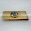 Arts and crafts stainless steel custom plated gold money clip