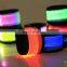 high quanlity LED custom slap bracelets armbands for running