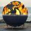 100cm Diameter Corten steel fire hemisphere