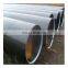 en10219 s355 s355J2H s355JR sprial welded steel pipe for construction materials with black oil painting