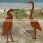 Custom Made Corten Steel Cute Birds Model Manufacturing