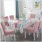 Factory hot sell dining  room waterproof stretch velvet chair covers