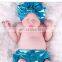 Baby gilding Hat Boy Girl Gold Bunny Ear Caps Turban Knot Beanie 8Colors