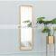 China Manufacturer Solid Oak Framed Bathroom Mirror Log Color Factory Price