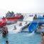 New water toys water park equipment for kids aqua waterslide with competitive price