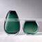 China Manufacturer Cheap Designer Desktop Decoration Green Art Small Flower Glass Vase