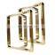 Stainless Steel Table Legs Heavy Duty Furniture Frame Square Office Desk Coffee Dining Gold Stainless Steel Table Legs For Table