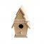 customized eco-friendly small wooden bird house practical birds cages