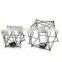 K&B high quality modern nordic design metallic reticulation geometric candle holder