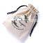 PandaSew 8*10 cm Custom Jewelry Recycled Drawstring Cotton Pouch Gift Packaging Bag