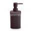 Retro Style Plastic Rattan Bathroom Accessories with Pedal Bin decorative bathroom set five pcs bathroom accessories