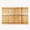 Eco-friendly Natural Bamboo Anti slip Bath Mats Waterproof Wooden Bathroom Mat Hotel Non slip Bamboo Bath Mat