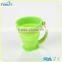 FDA/LFGB Standard Non-toxic Traveling Cup With Handles Folding Cup