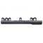 Black High Volume Fuel Rail For CR-X D15B7 D15B8 D16A6 D16Z6