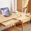 nordic bedroom furniture solid wood study table simple small modern laptop writing computer desk with drawer