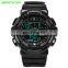 SANDA 378 Men Sports Watch Waterproof Digital Week Day Showed Light Casual Wrist Watch